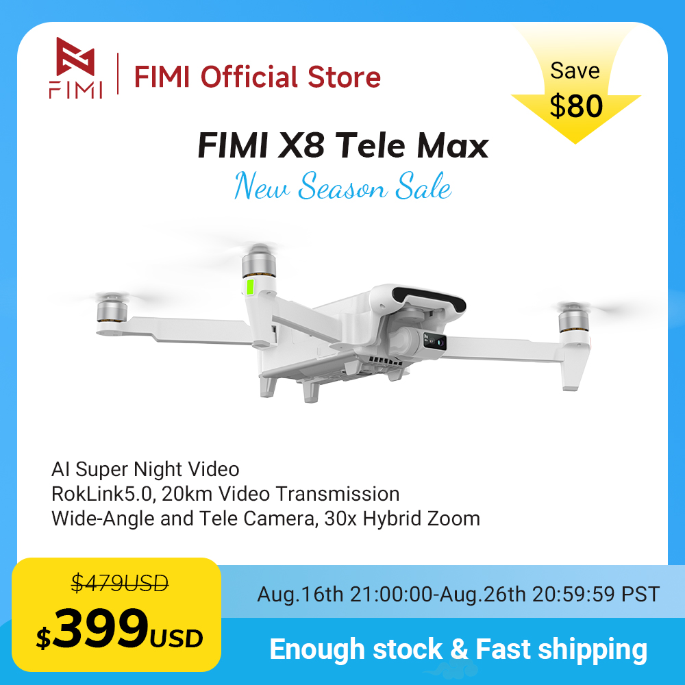 Drone Camera Wide Angle - FIMI X8 Tele Max New Drone