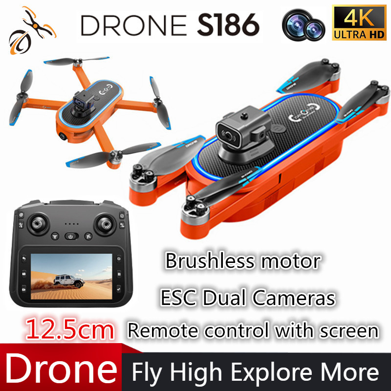 2025 S186 Drone Professional 4 - Drone Camera Hd review and price