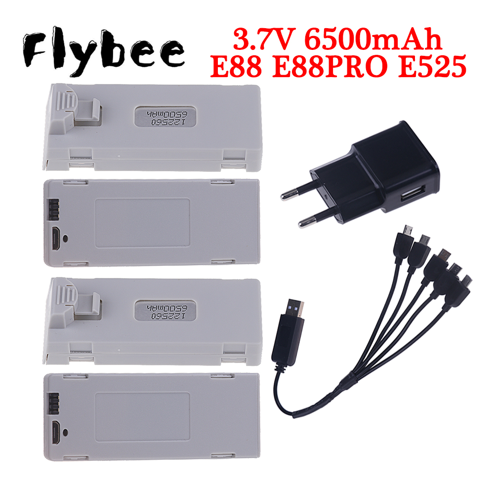 Original E88 Battery 3.7V 6500 - Drone Camera Hd review and price