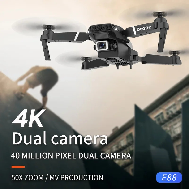 E88 ProIntelligent Folding Dro - Drone Camera Mount review and price