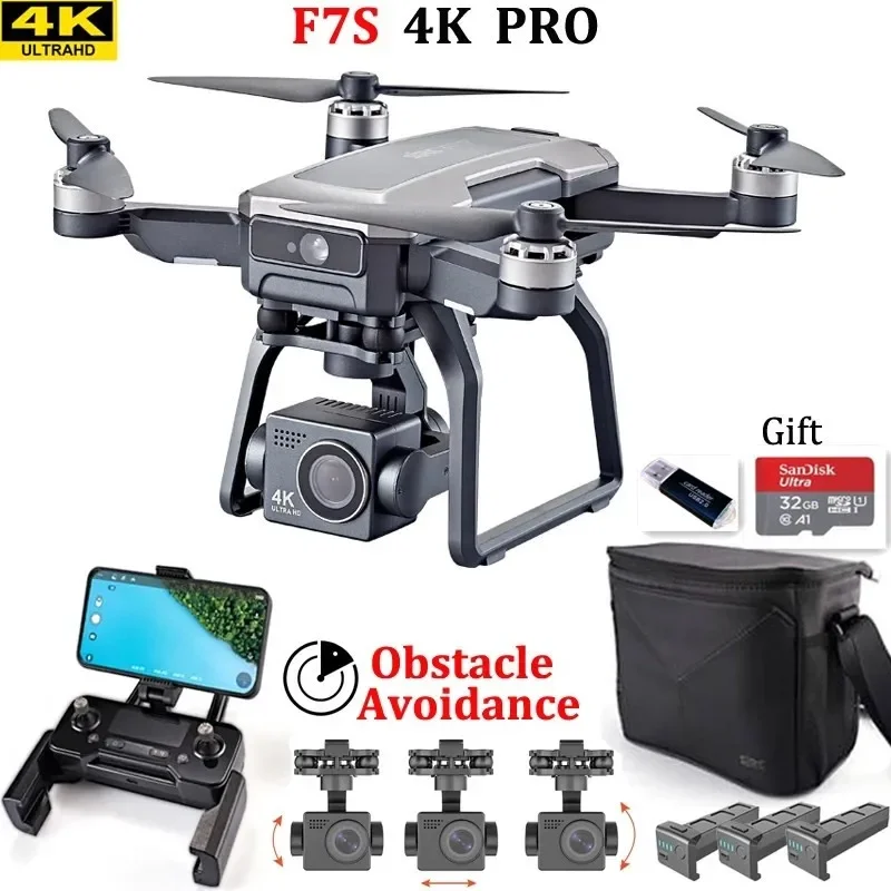 SJRC F7s 4K PRO Drone 4K obsca - Drone Camera With Gimbal review and price